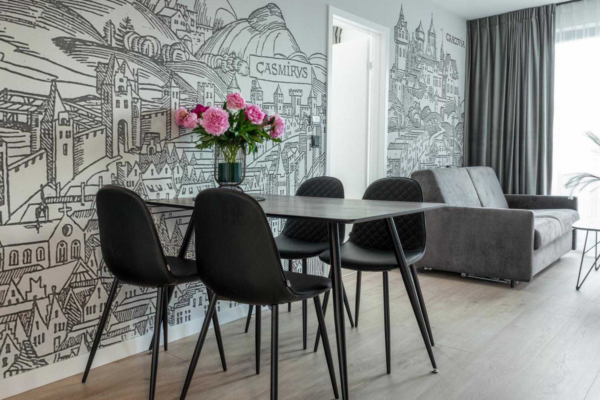 Inpoint Spacious Apartments Near Main Square & Kazimierz District Cracovie Chambre photo